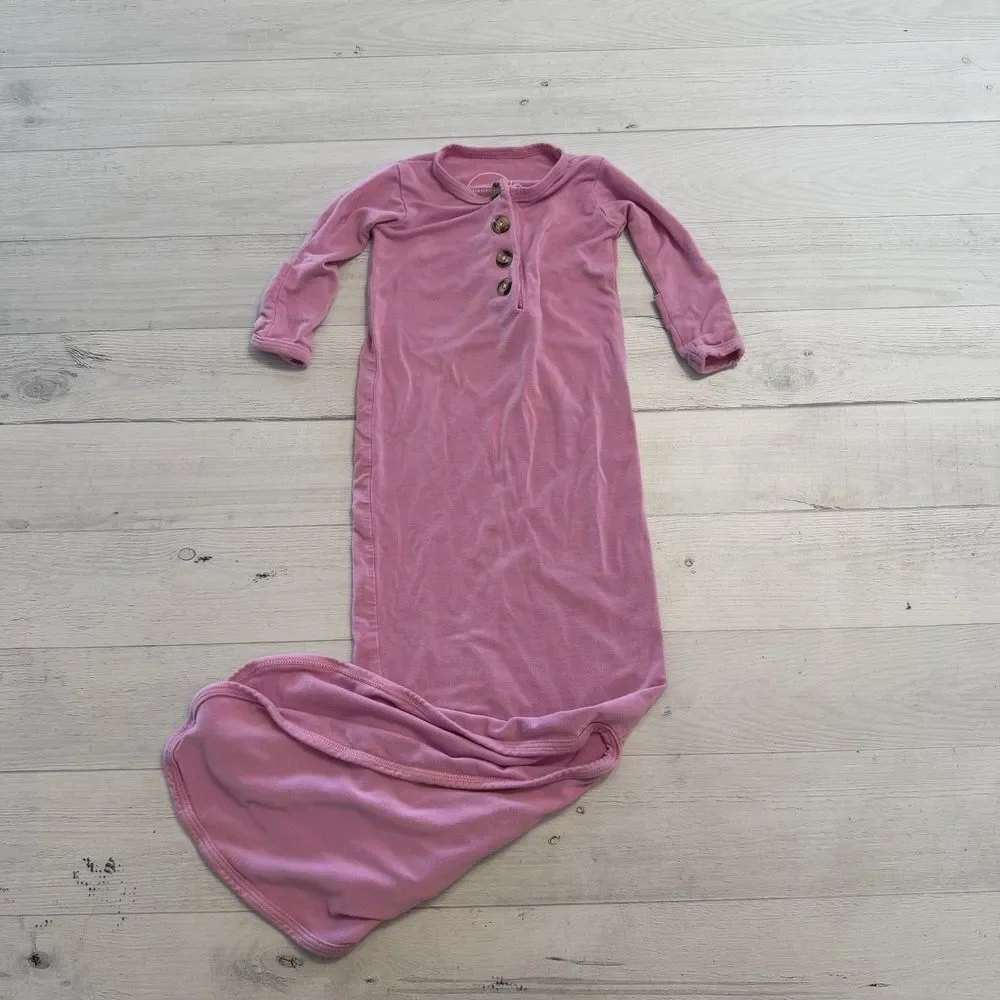 Lou‎ Lou and Company pink gown newborn-3 months